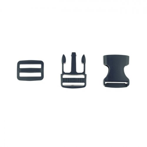 Verschluss-Set - marine - 2,5 cm